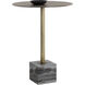 Kata Grey Marble Bar Table